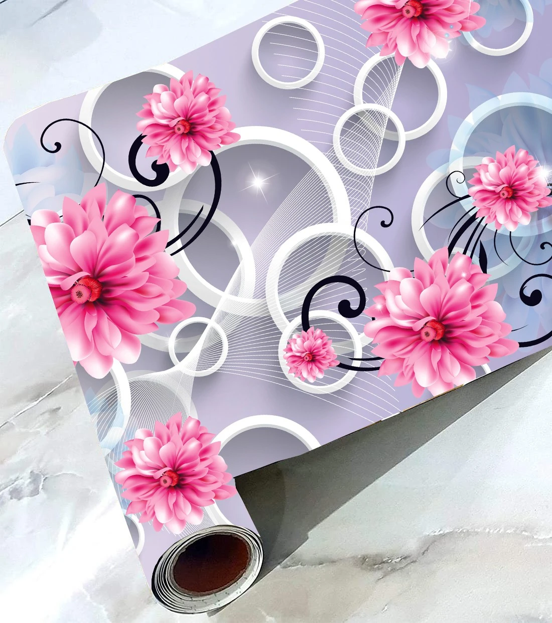 Self Adhesive Wallpaper Kitchen Wallpapers Kitchen Tile Wallpaper | Kitchen Wallpaper Rolls For Kitchen Decoration Wall Sticker for Kitchen Wallpaper for wall (40 X 250) wallpaper stickers for kitchen