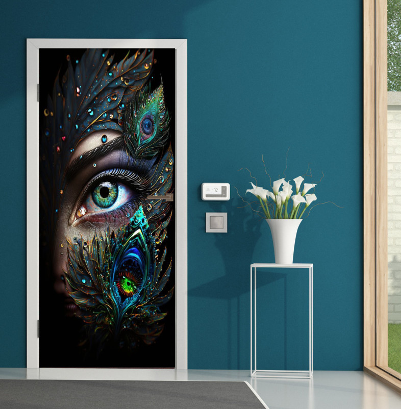 99x213 cm Wardrobe Wallpaper Stickers For Home Décor White Box Almirah Wallpaper Sticker Self Adhesive Sticker  (Pack of 1)